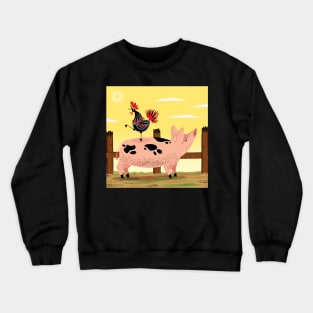 The Pig and The Rooster Crewneck Sweatshirt